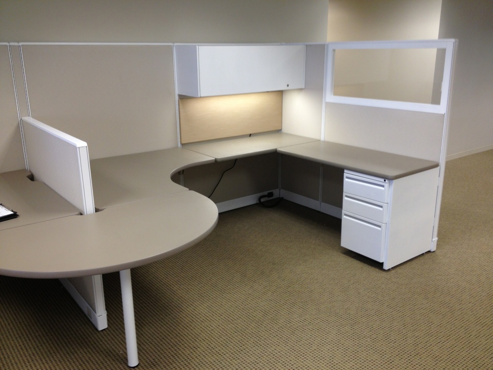 Cubicles in a private office