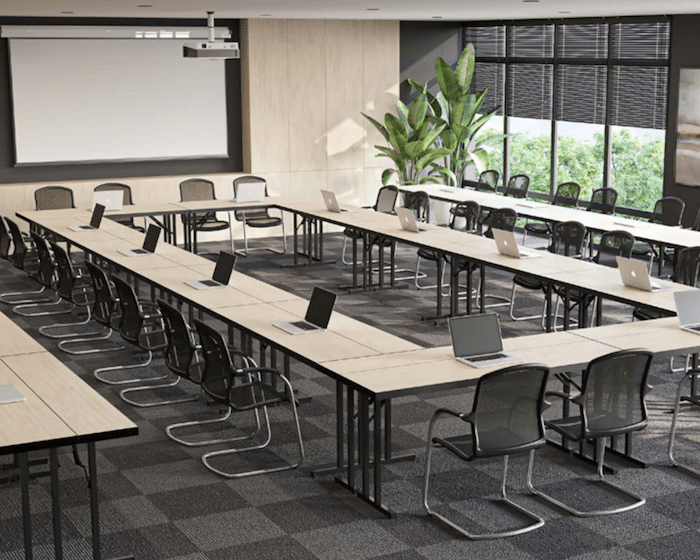 What Are Modular Computer Tables? Training Tables for Bay Area Offices ...
